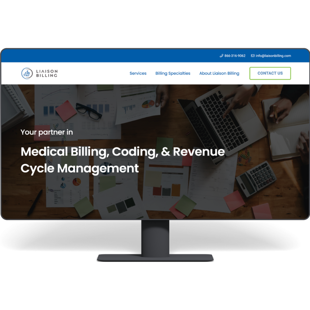 New Wordpress website from Sunrise Marketing for local Medical Billing Company in colorado springs, co.